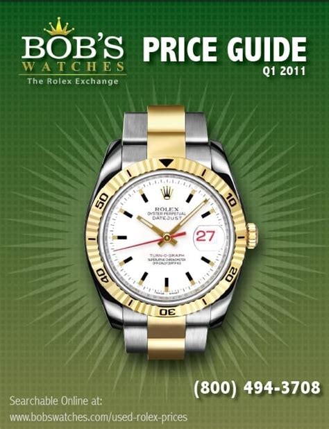 bob's watch price guide.